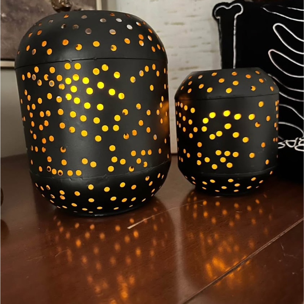Black and Gold Decorative decorative lanterns